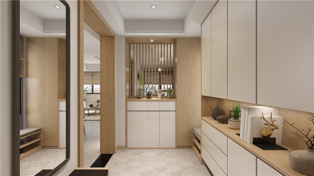 全屋定制玄關(guān)柜有哪些款式組合?(圖1) 全屋定制玄關(guān)柜有哪些款式組合?(圖1)